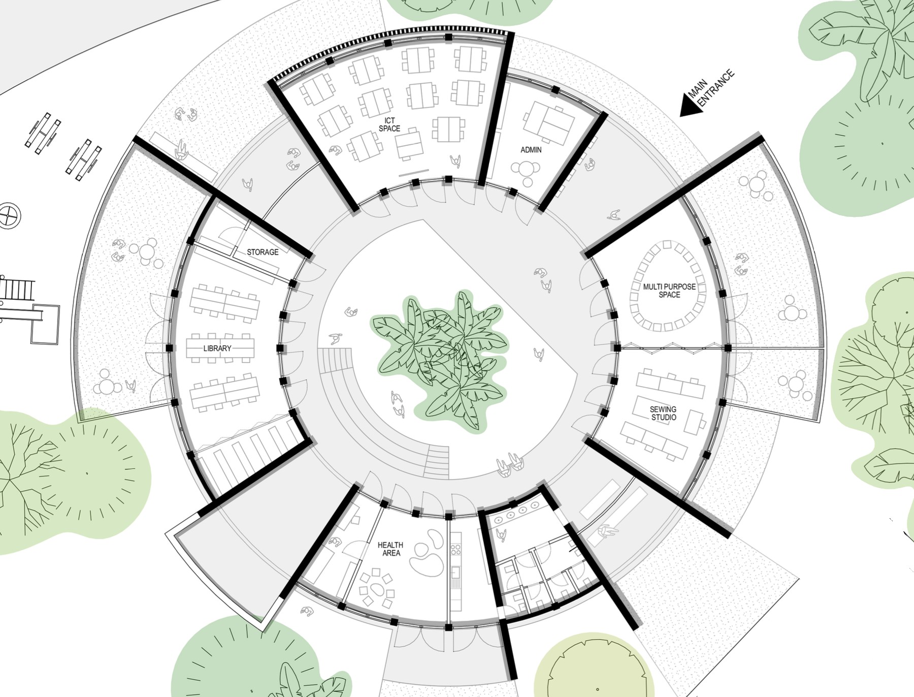 Floor Plan Youth Hub